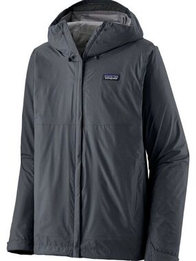 Patagonia Men's Hooded Torrentshell 3L Jacket Raincoat - Smolder Blue